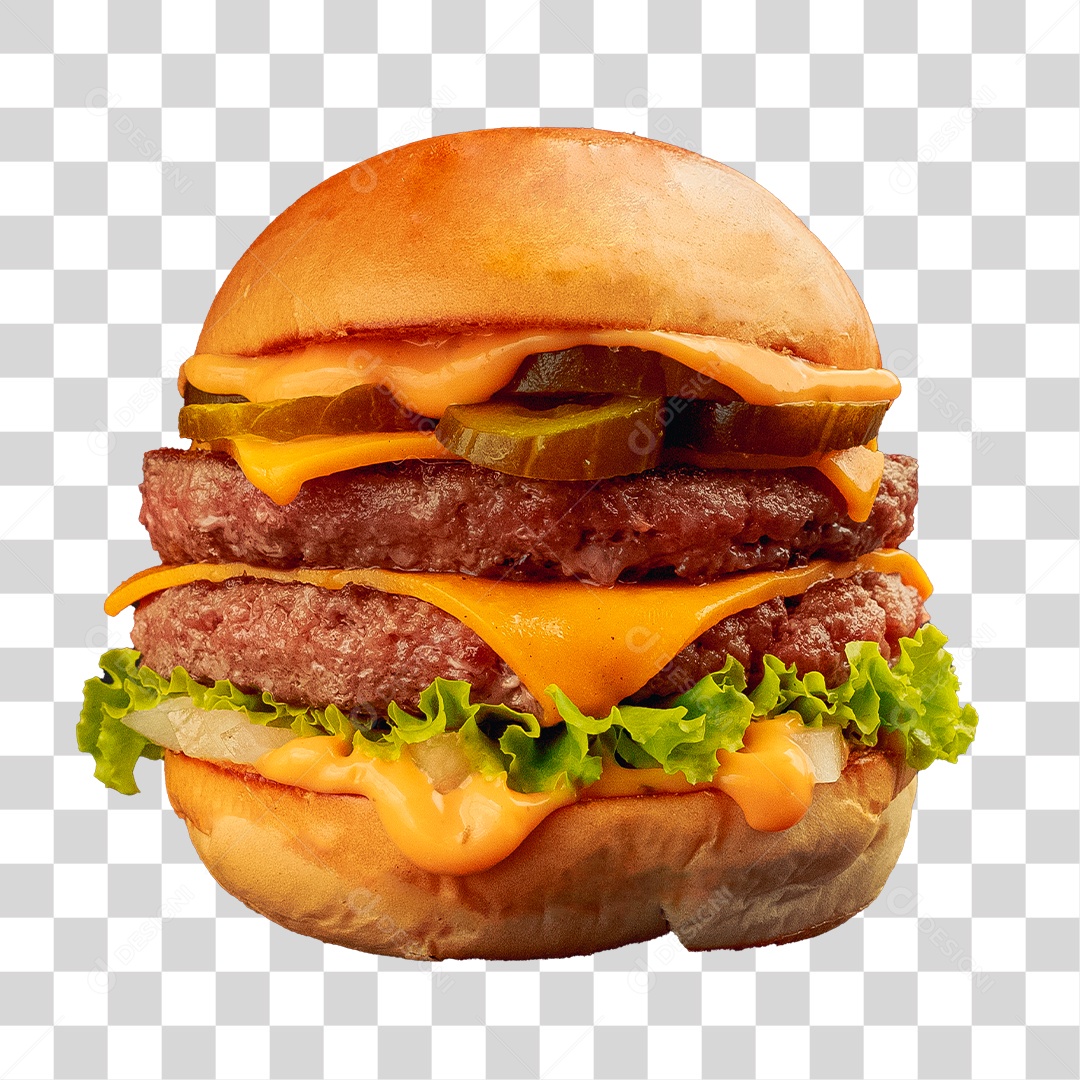 Hambúrguer PNG Transparente