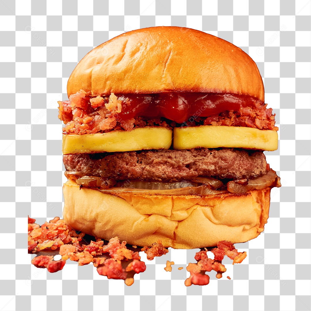 Hambúrguer PNG Transparente