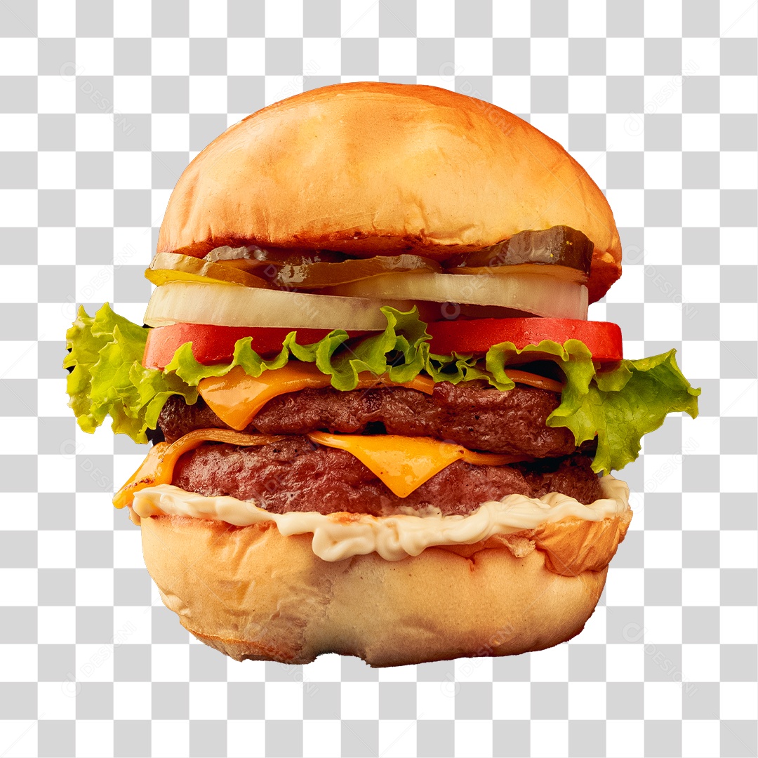 Hambúrguer PNG Transparente