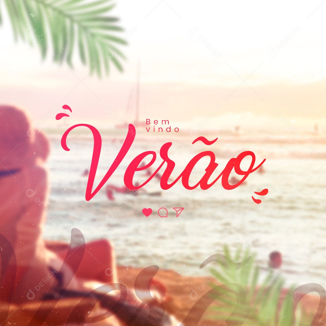 Bem Vindo Verão Social Media PSD Editável