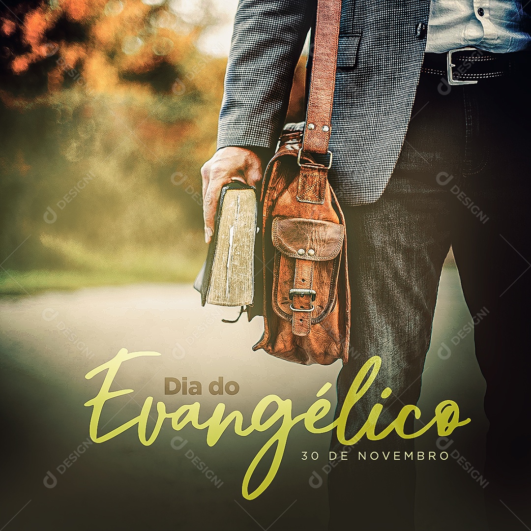 Dia do Evangélico 30 de Novembro Social Media PSD Editável