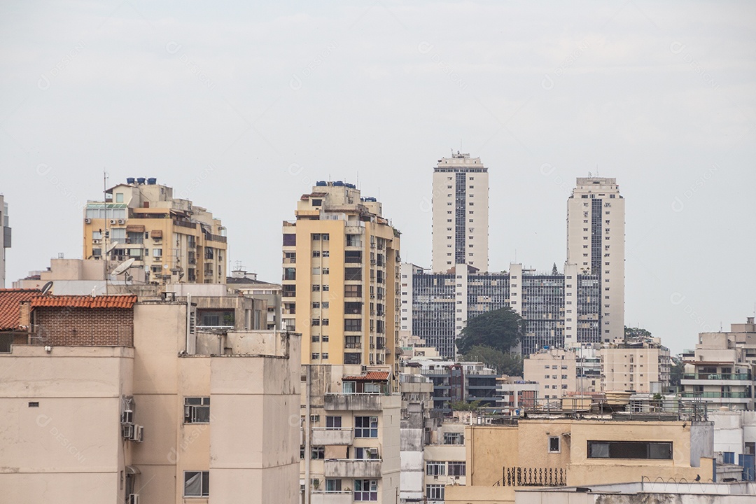 Prédios no bairro de Botafogo no Rio de Janeiro.