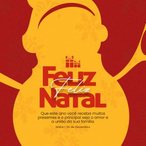 Feliz Natal 25 de Dezembro Social Media PSD Editável