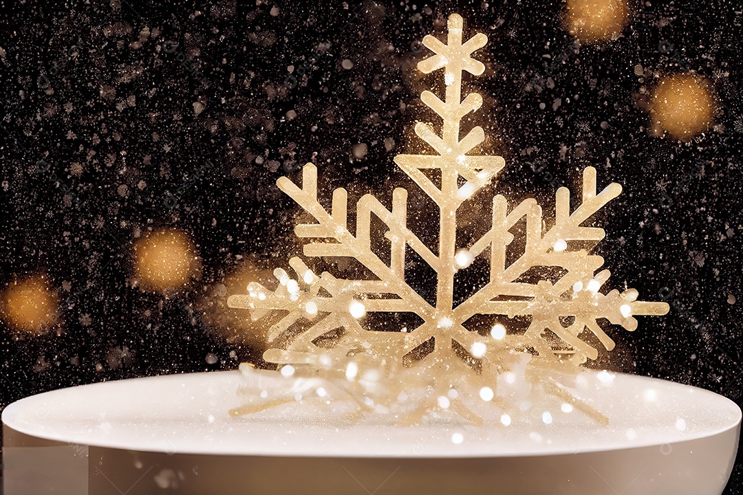 Textura para data comemorativa de Natal fitas douradas decoração