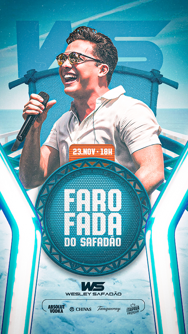 Story Farofada do Safadão Flyer Wesley Safadão Social Media