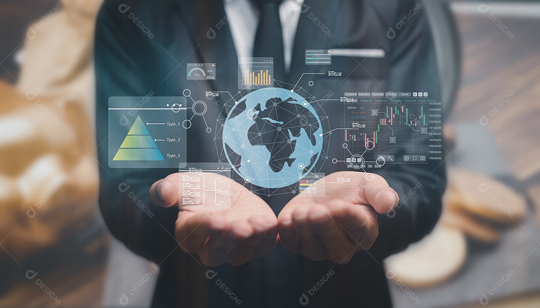 Câmbio, transferência de dinheiro, tecnologia financeira FinTech, relatório de economia