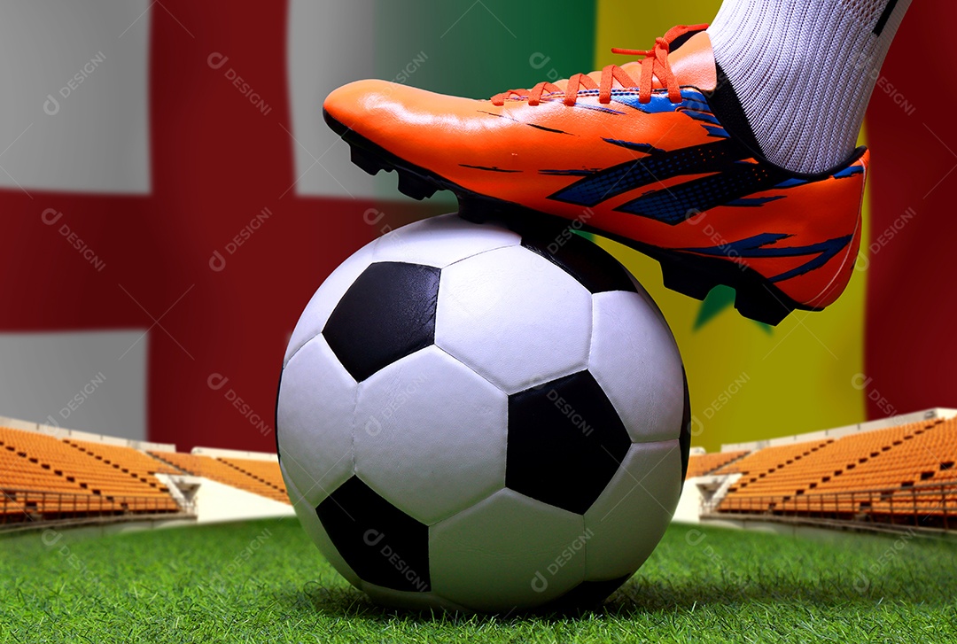 Football cup competition round between the national team of England and the national team of Senegal.