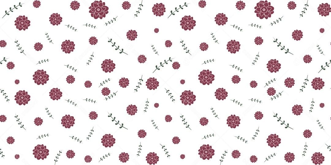 Pattern Padrões Geométricos de Flores Elegante Vetor AI + PAT