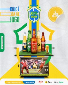 Social Media Cervejaria Copa de Ofertas Cervejas PSD Editável