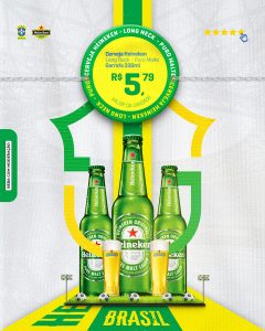 Cervejaria Heineken R$5,79 Valor da Unidade Social Media PSD Editável