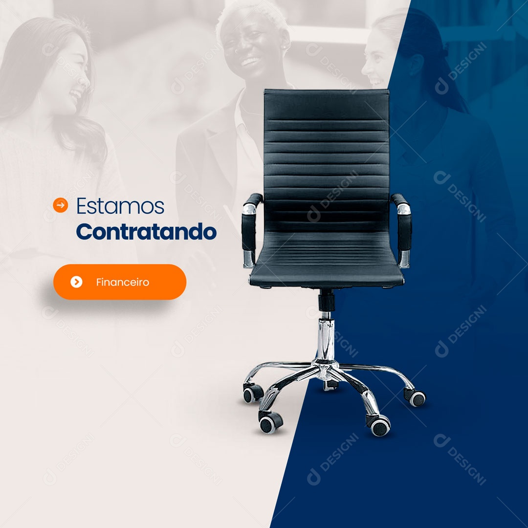 Estamos Contratando Social Media PSD Editável