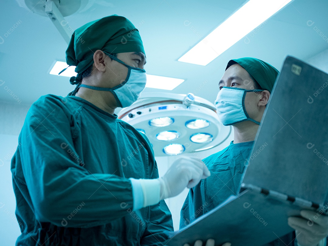 Clinica hospitalar sala de operação de emergência