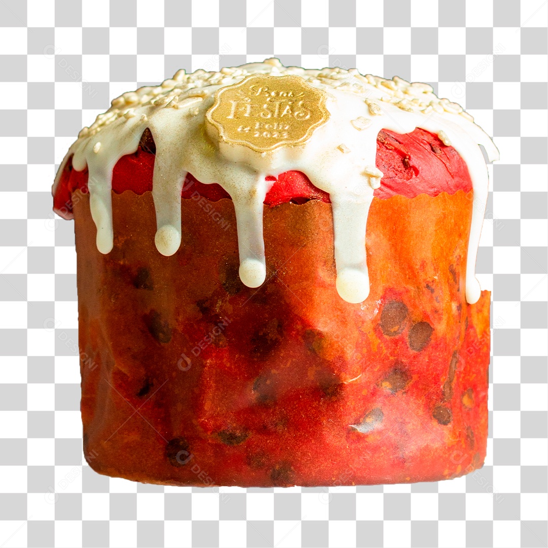 Panettone com Cobertura PNG Transparente