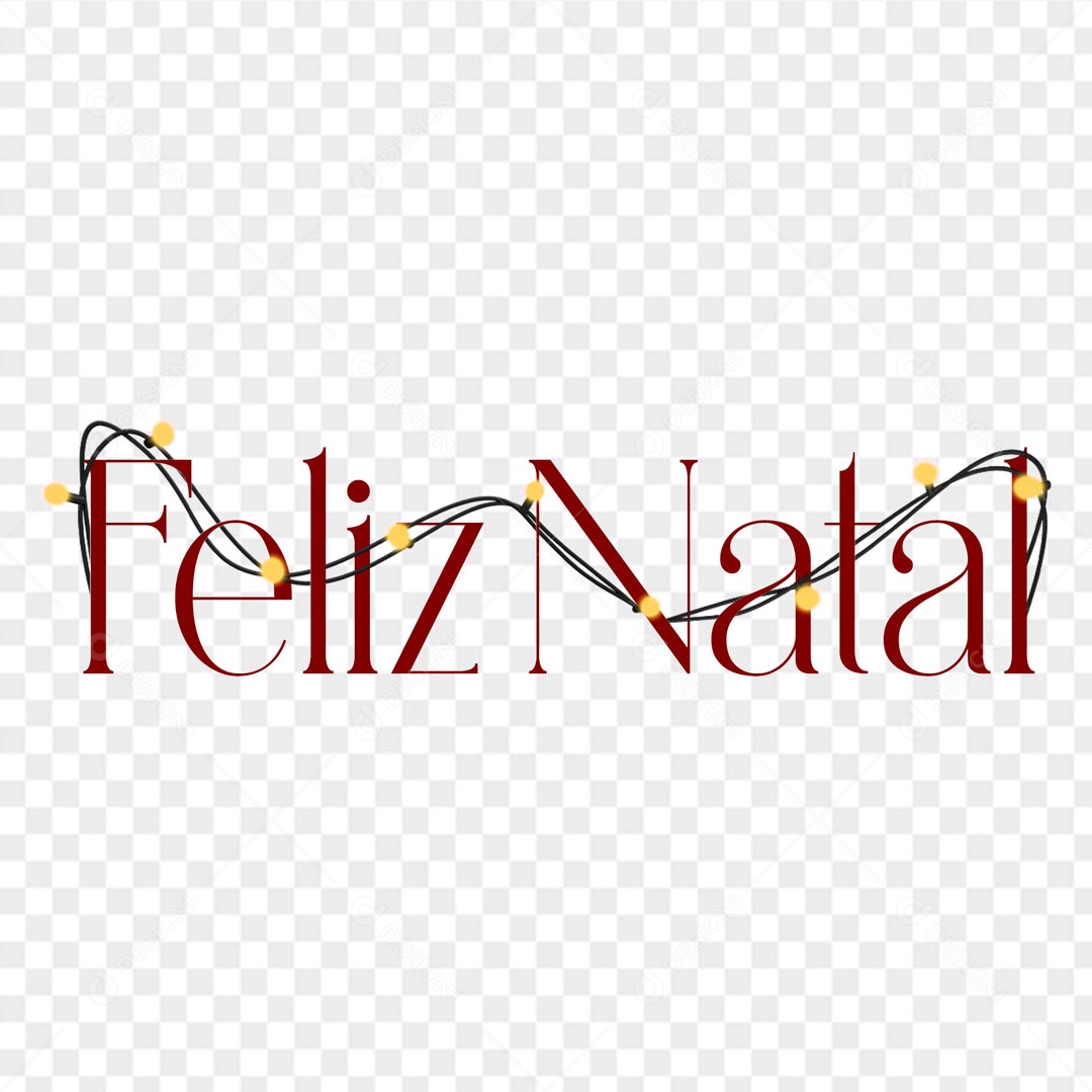 Lettering Feliz Natal EPS + PNG