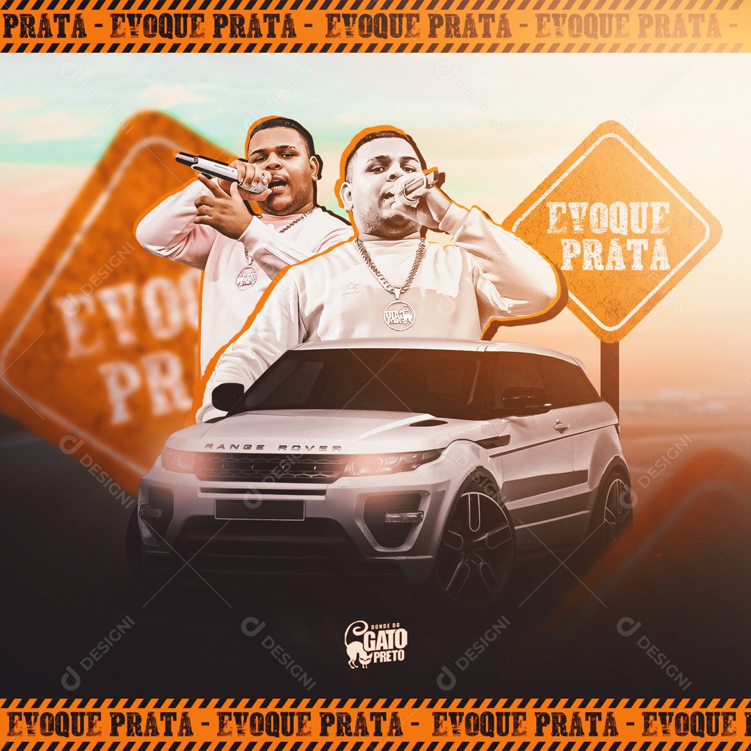 Social Media Flyer Cover Música Nova PSD Editável