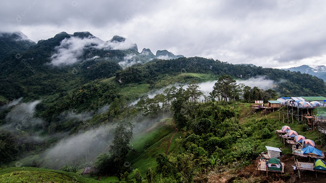 Paisagem da montanha Tailândia