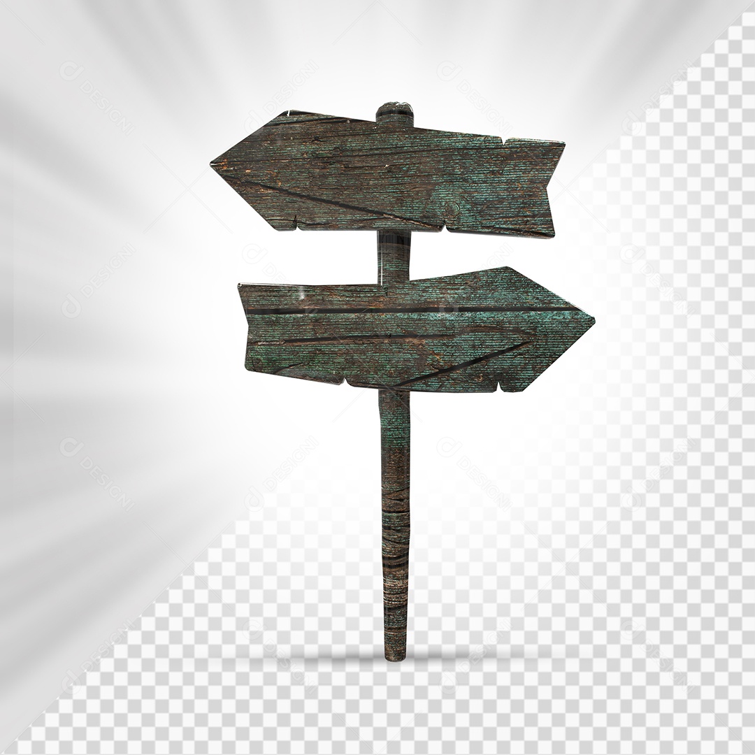 Placa de Madeira 3D Elemento Para Composição PSD