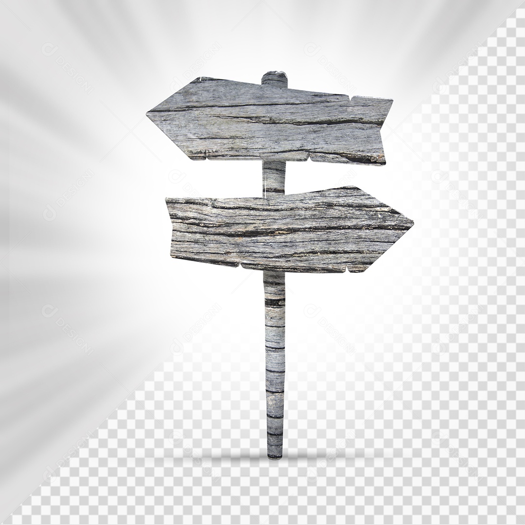 Placa de Madeira Cinza 3D Elemento Para Composição PSD