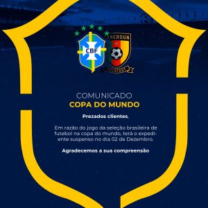Comunicado Copa do Mundo Social Media PSD Editável