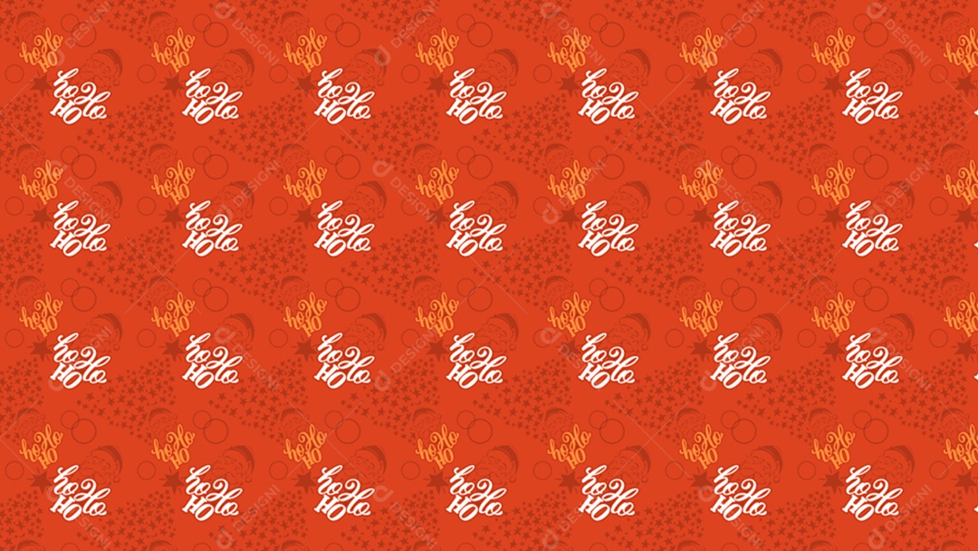 Pattern Padrões Geométricos de Objetos Natalino Em Fundo Vermelho Vetor AI + PAT