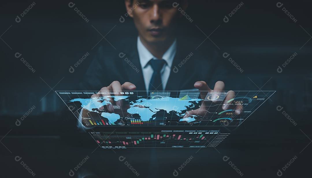 Câmbio, transferência de dinheiro, tecnologia financeira FinTech, relatório de economia