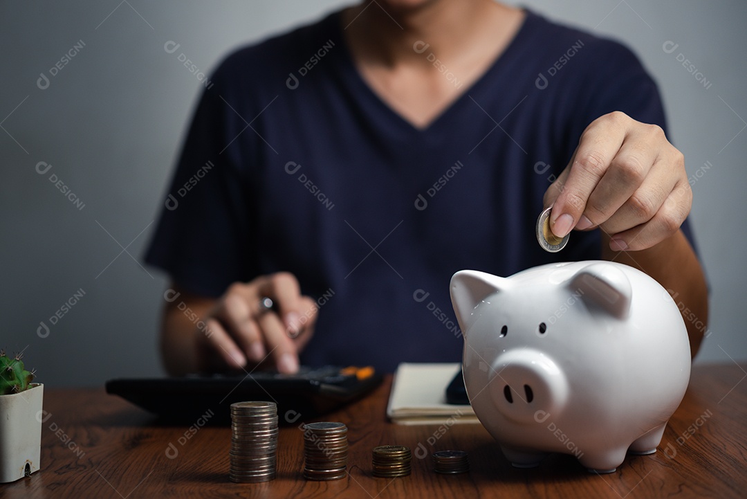 Depósito poupança de crescimento de fundos financiar dinheiro moeda