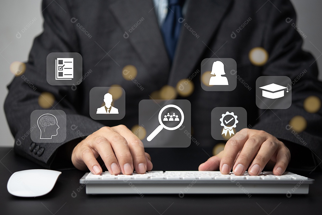 Desenvolvimento de gestão de recursos humanos e recrutamento