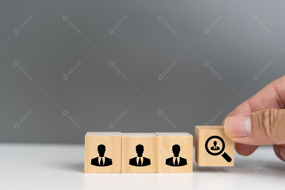 Trabalho de estratégia de negócios de gerenciamento de recursos humanos de ícone