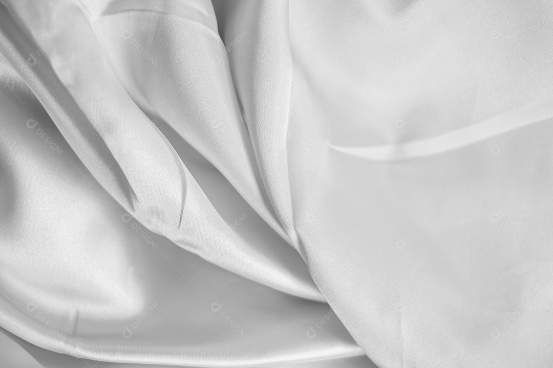 Textura de gradiente de linho de cama branca estilo de curva turva de resumo