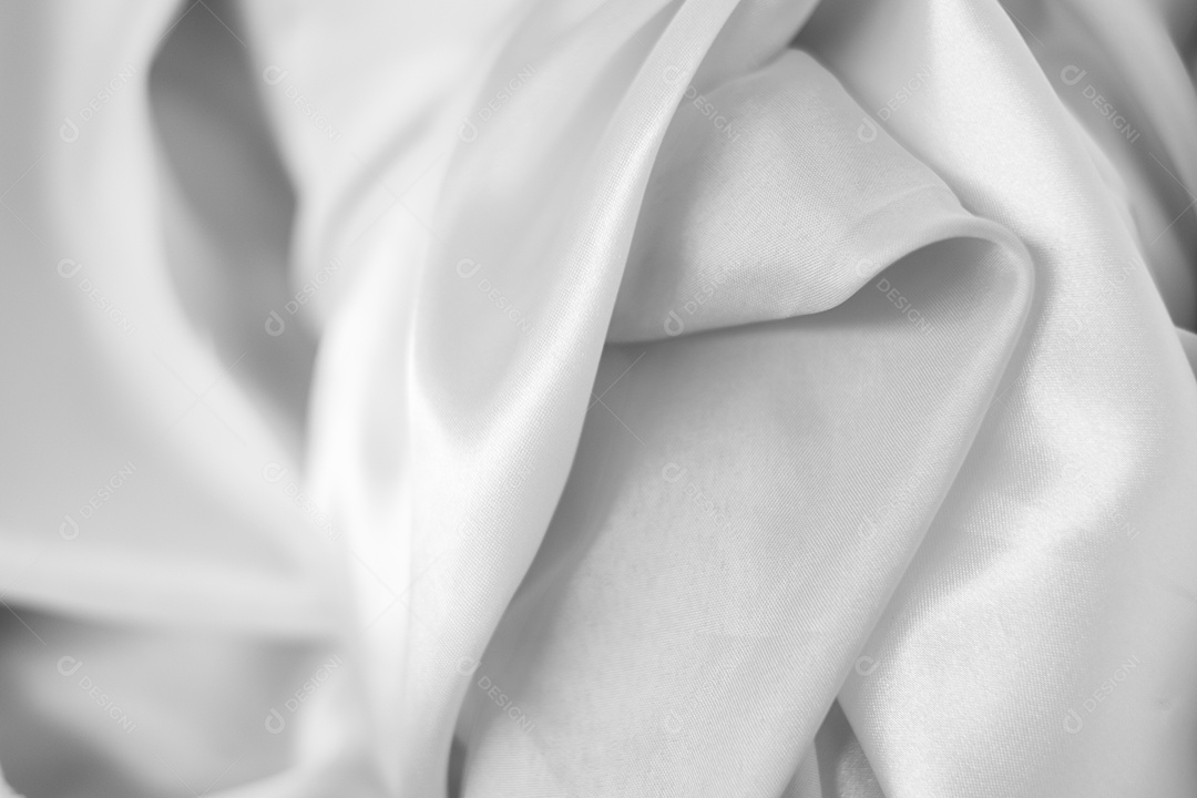 Textura de gradiente de linho de cama branca estilo de curva turva de resumo