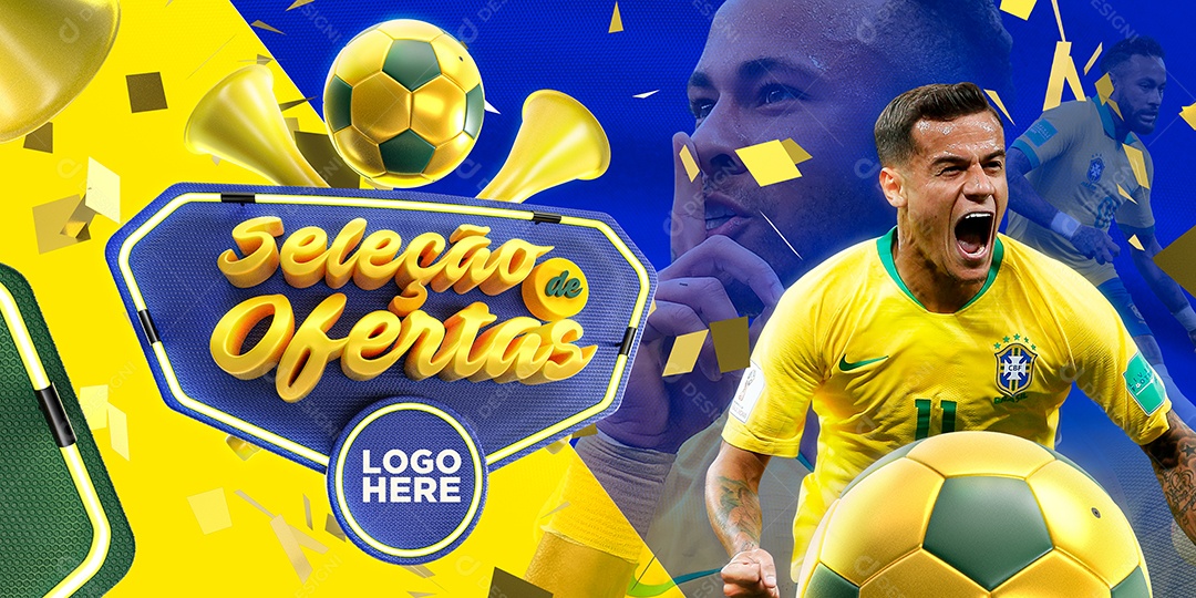 Banner Seleção de Ofertas Social Media PSD Editável