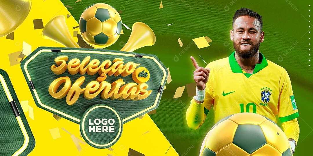 Banner Seleção de Ofertas Social Media PSD Editável