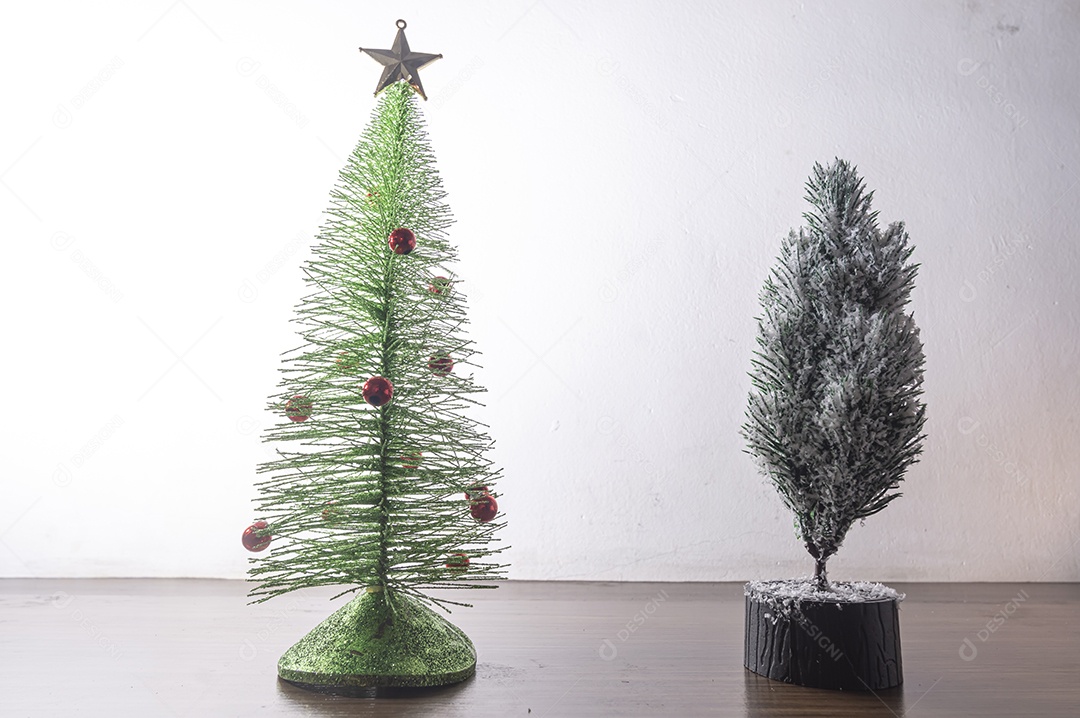 Mini árvore natal lado, conceito de natal