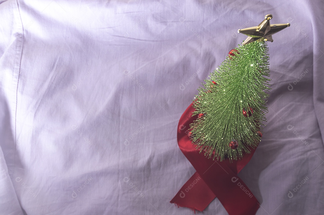 Mini árvore natal lado, conceito de natal