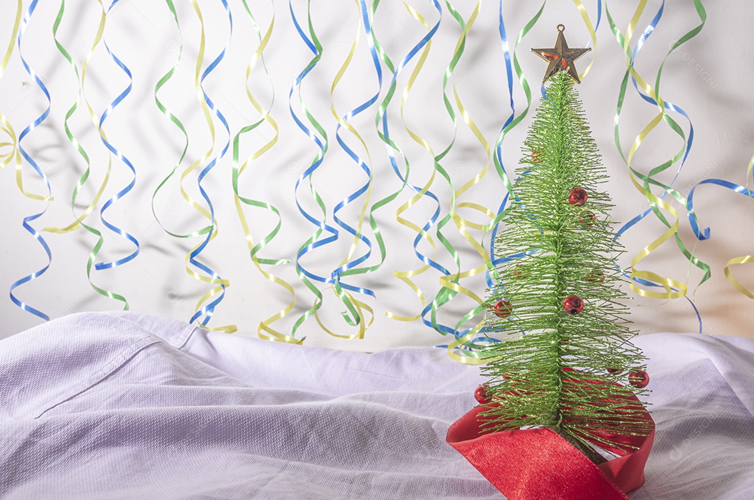 Mini árvore natal lado, conceito de natal