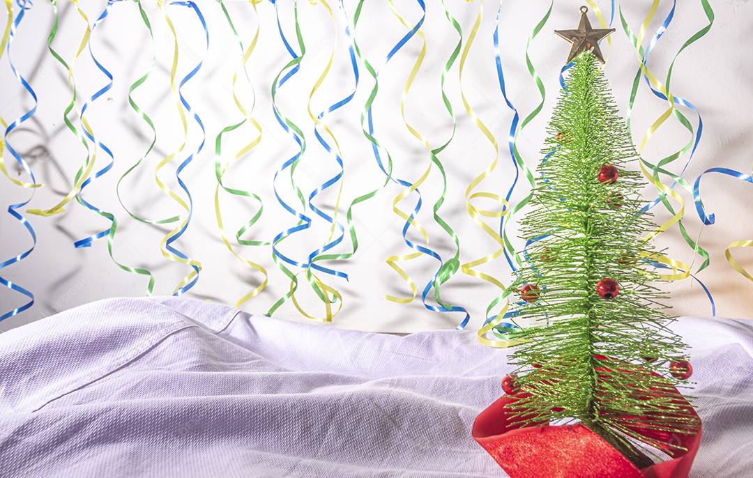 Mini árvore natal lado, conceito de natal