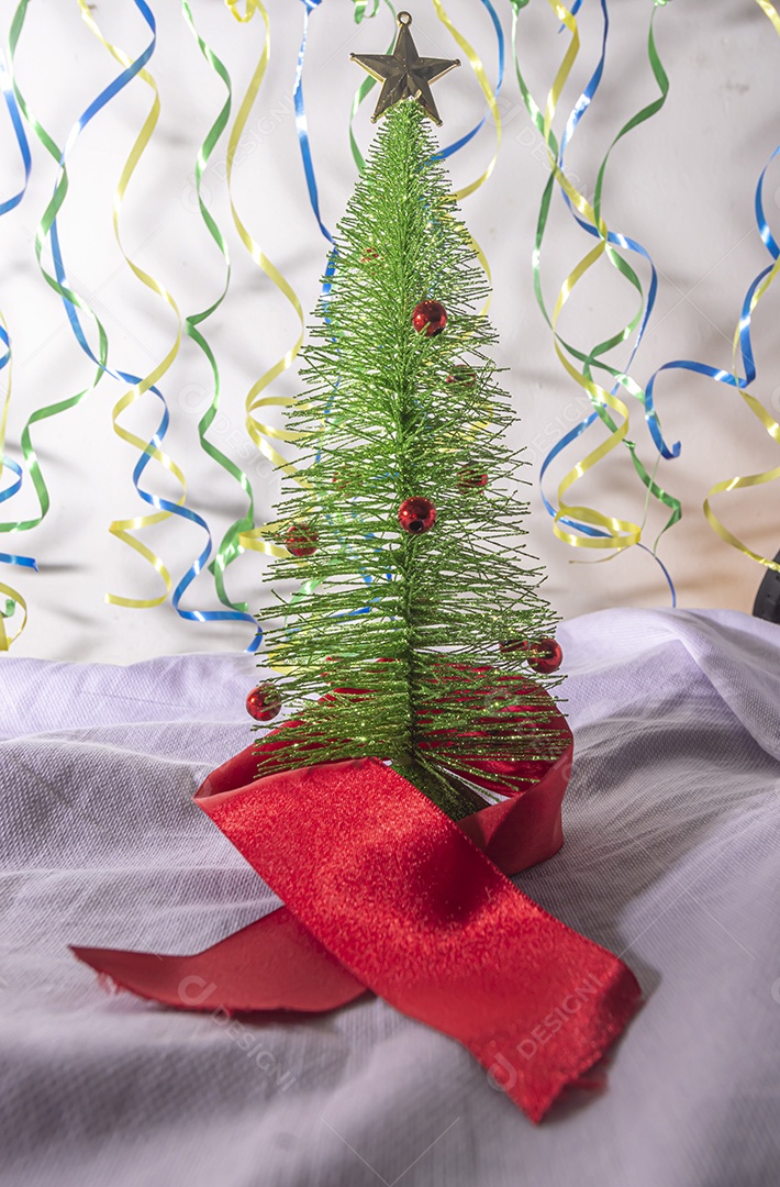 Mini árvore natal lado, conceito de natal