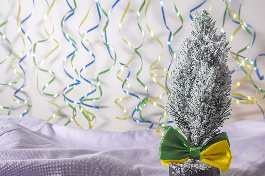 Mini árvore natal lado, conceito de natal