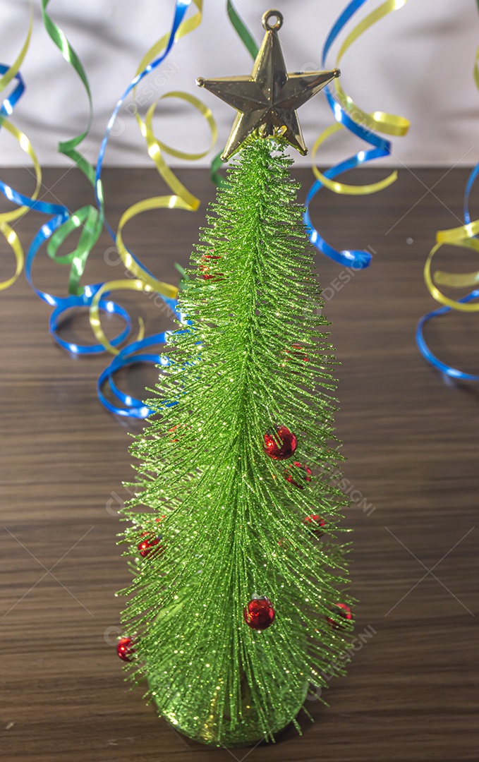 Mini árvore natal lado, conceito de natal