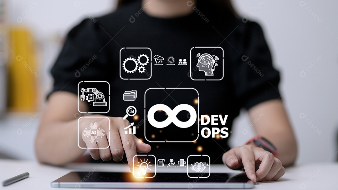 Conceito de DevOps, desenvolvimento de software e operações