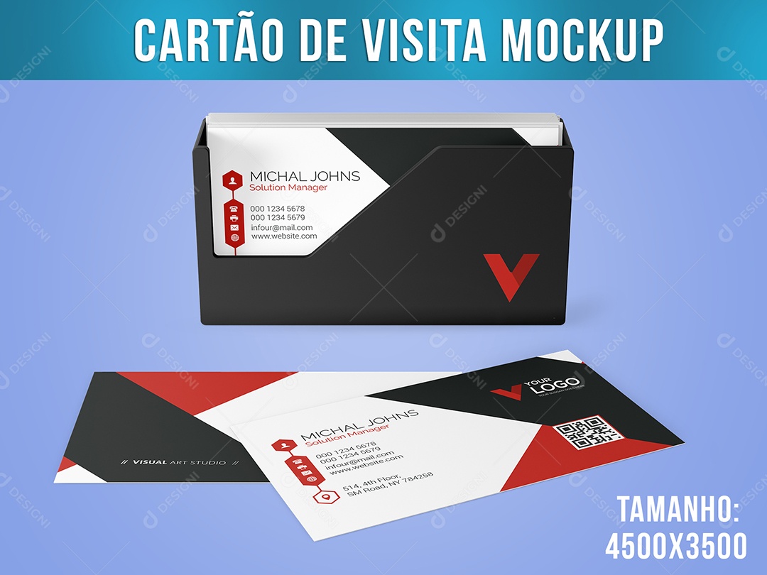 Kit Cartão de Visita Mockup PSD