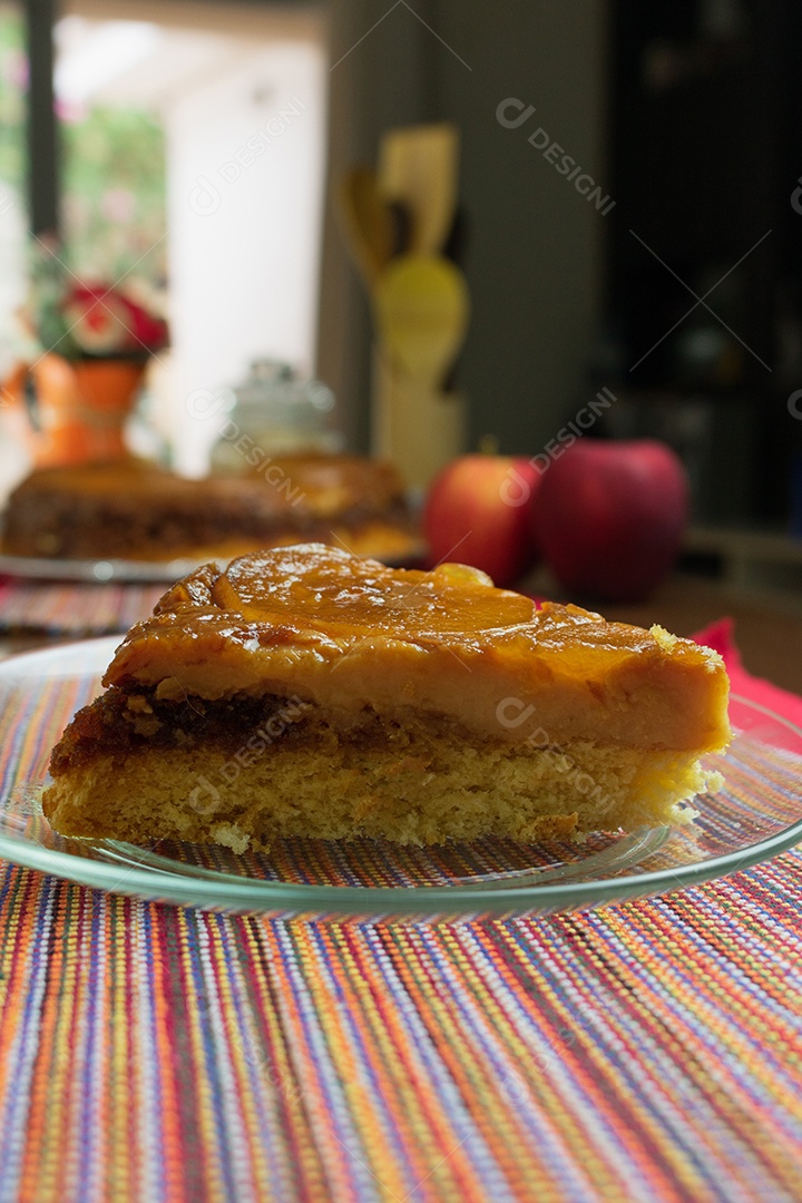 Torta de maçã brasileira, doce muito famoso no Brasil