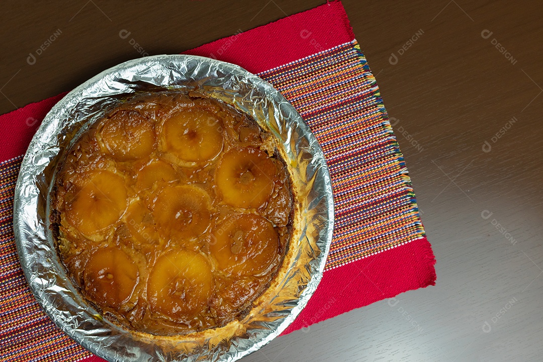 Torta de maçã brasileira, doce muito famoso no Brasil