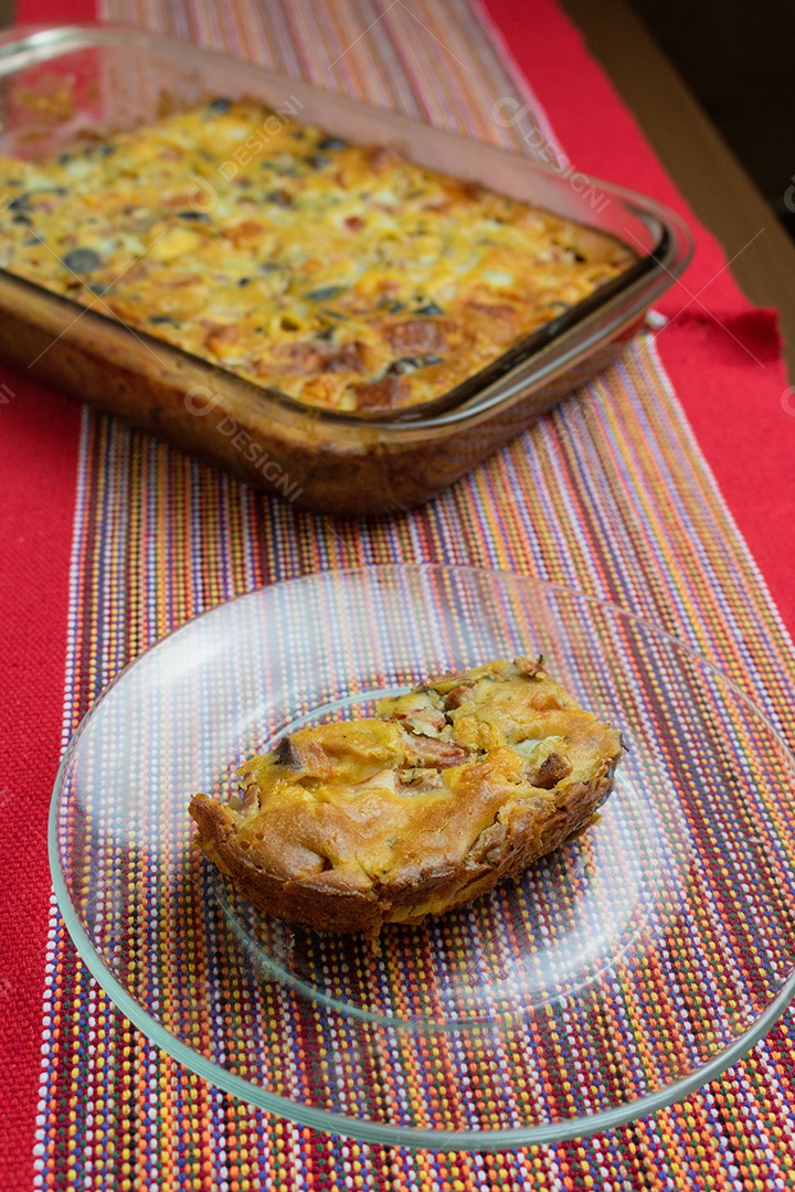 Torta de maçã brasileira, doce muito famoso no Brasil