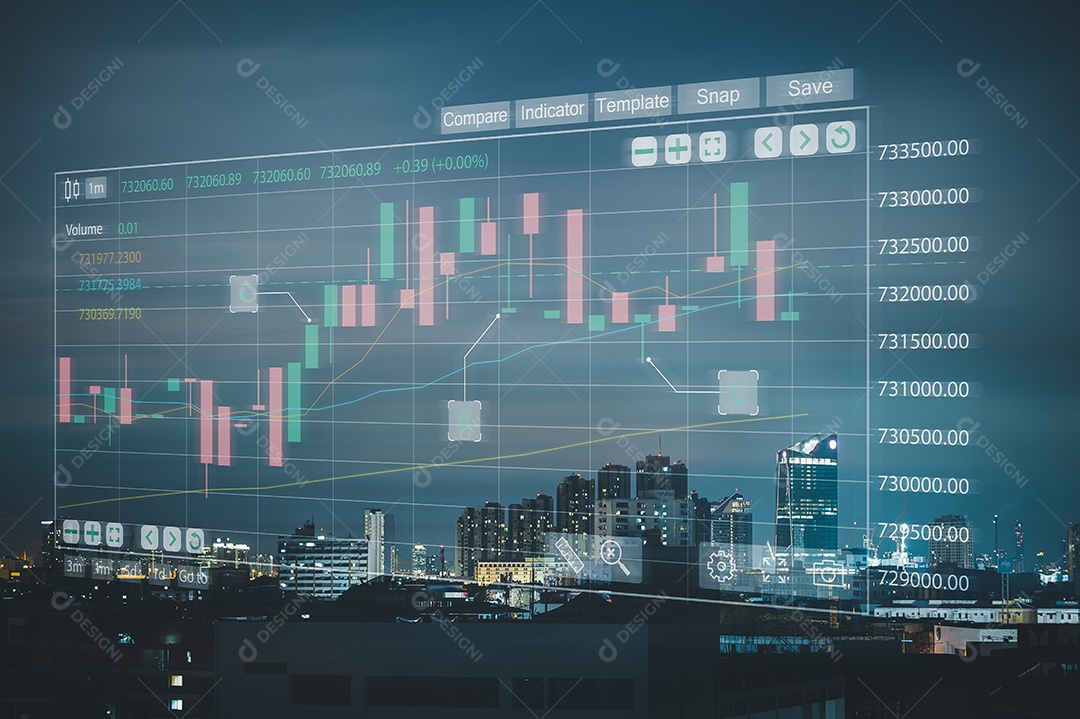 Cidade, alojamento, residência, negócio, comércio, escritório à noite