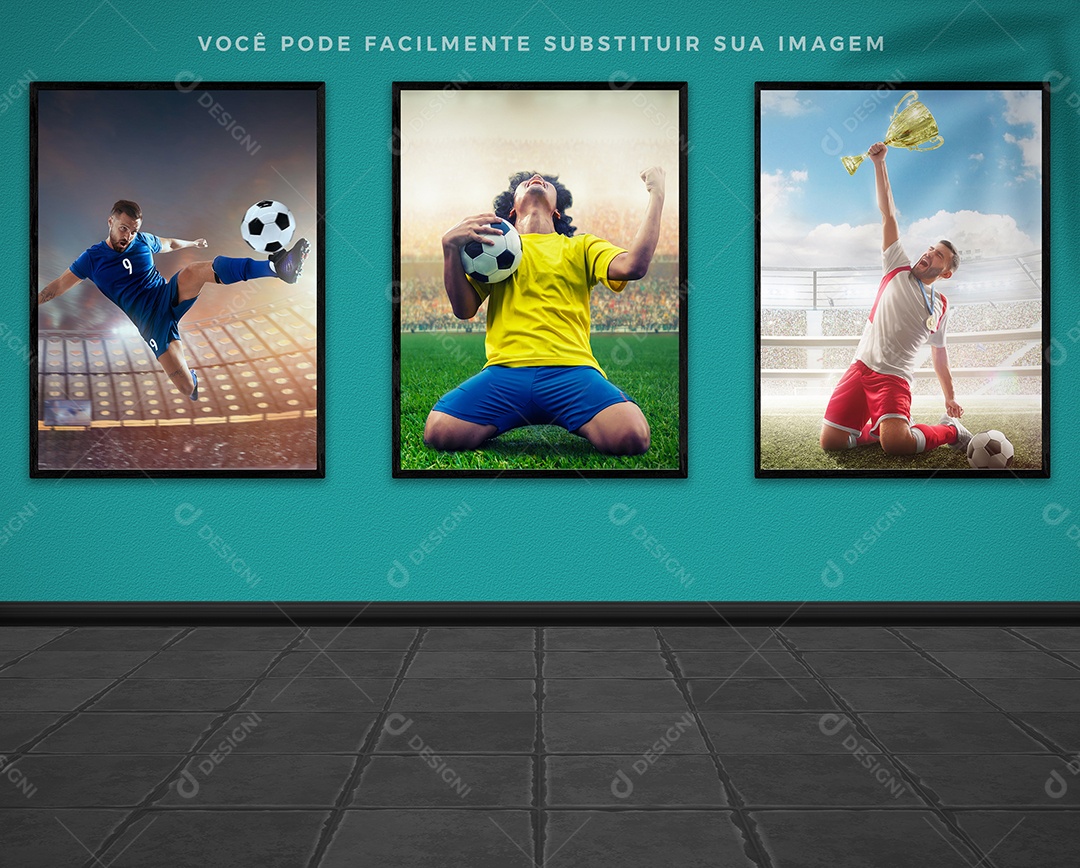 Mockup de Fotos em Papel PSD Editável