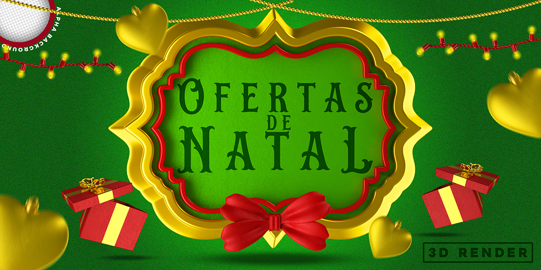 Ofertas de Natal Caixa de Texto PSD