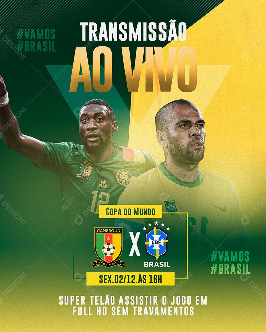 Story Transmissão ao Vivo Super Telão Assistir o Jogo em Full Hd Sem Travamentos Social Media PSD Editável