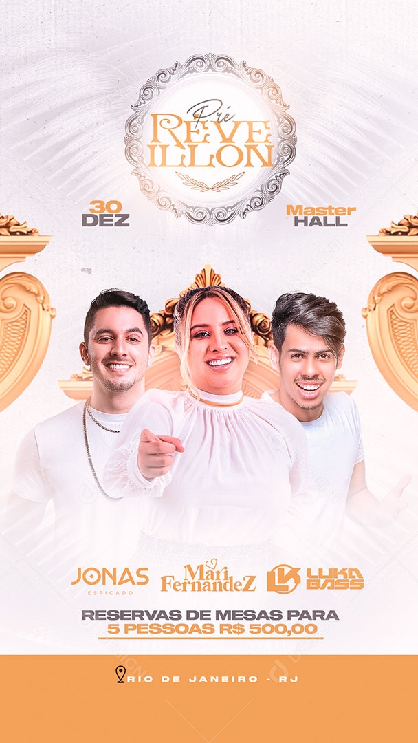 Post Pré-Réveillon 30 de Dezembro Stories PSD Editável