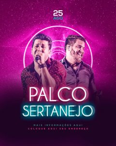Social Media Palco Sertanejo PSD Editável